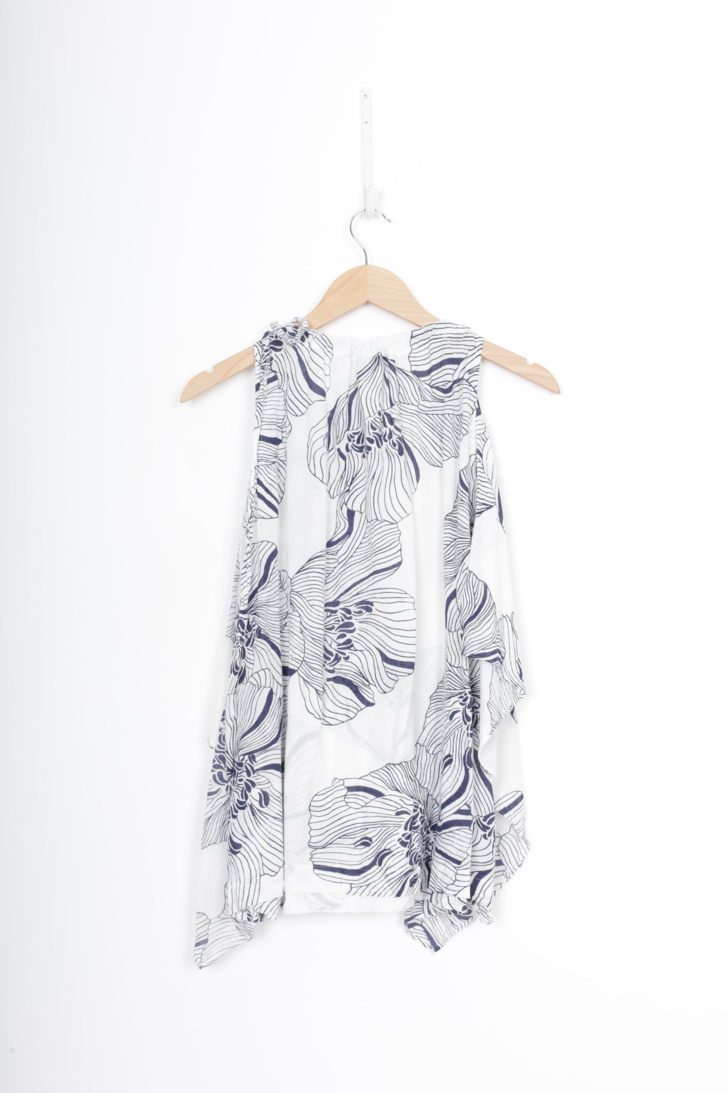 Karen Walker Womens White Top Size 8