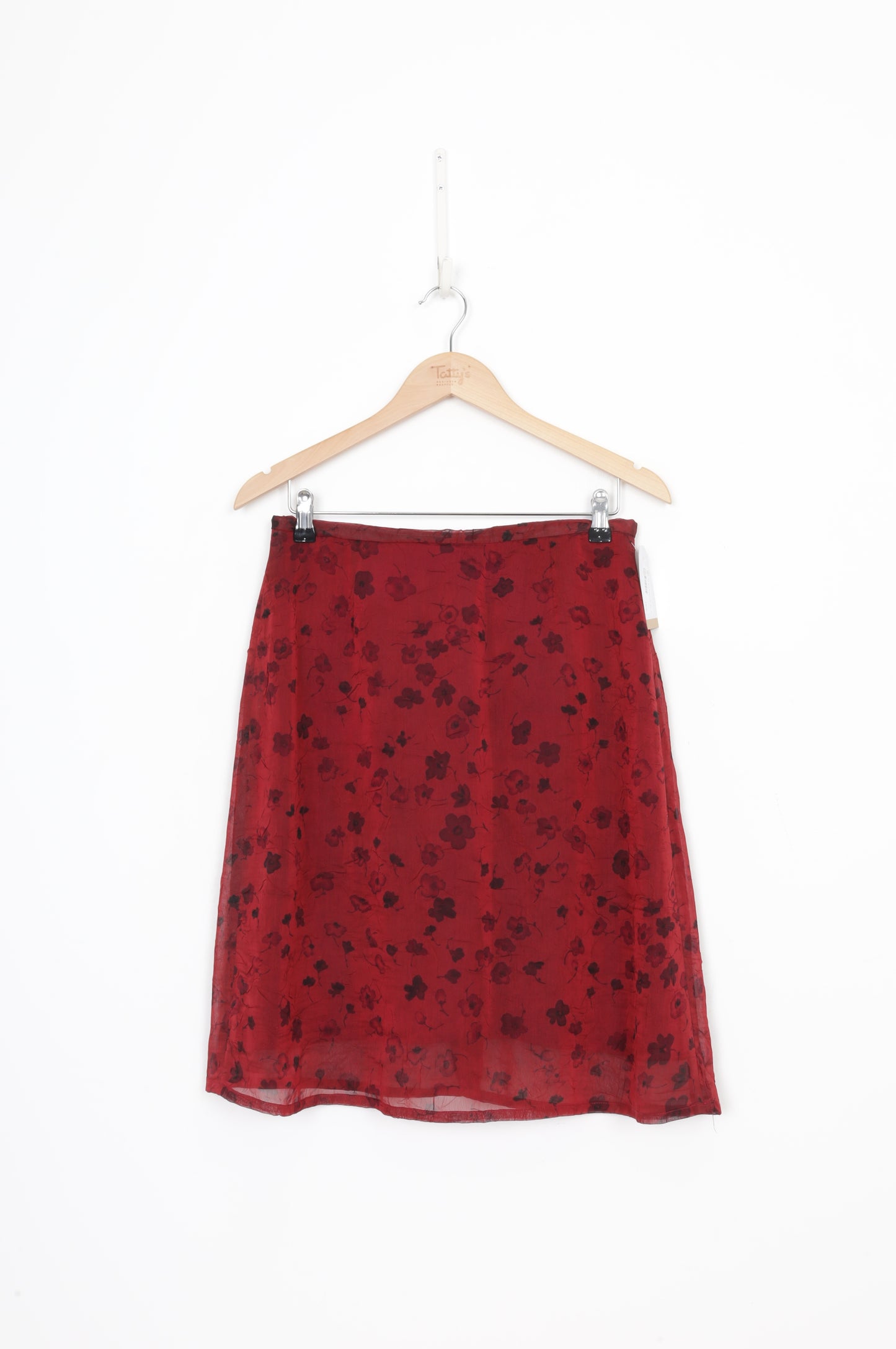 Oscar dela renia Womens Red Skirt Size N/S