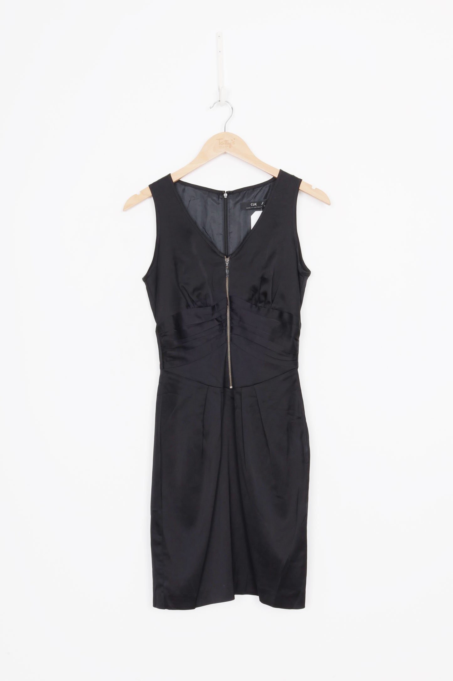 Cue Womens Black Dress Size 8
