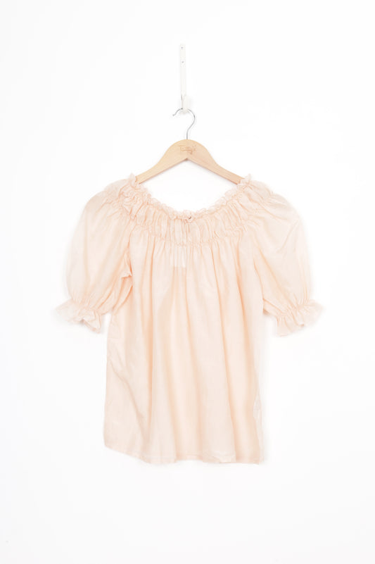 Helen Cherry Womens Orange Top Size M