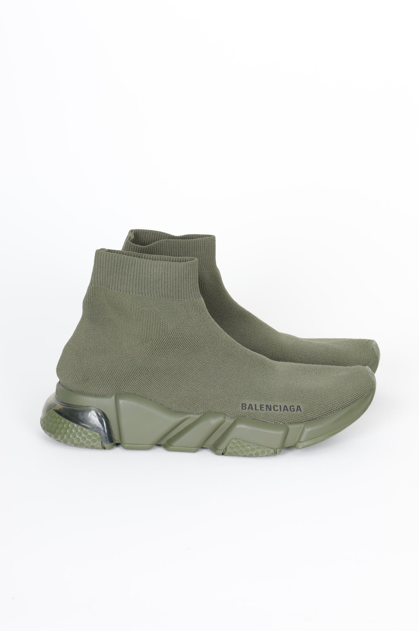 Balenciaga Womens Green Sneakers Size EU 39