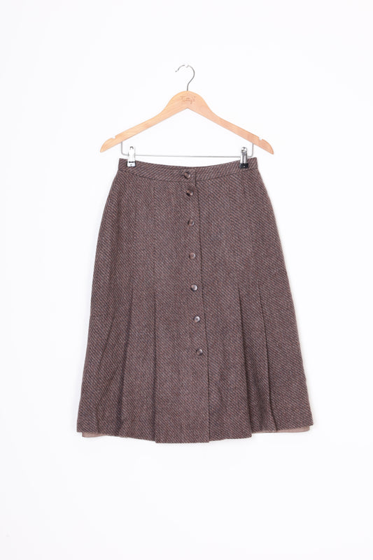 St Michael Womens Brown Skirt Size 14