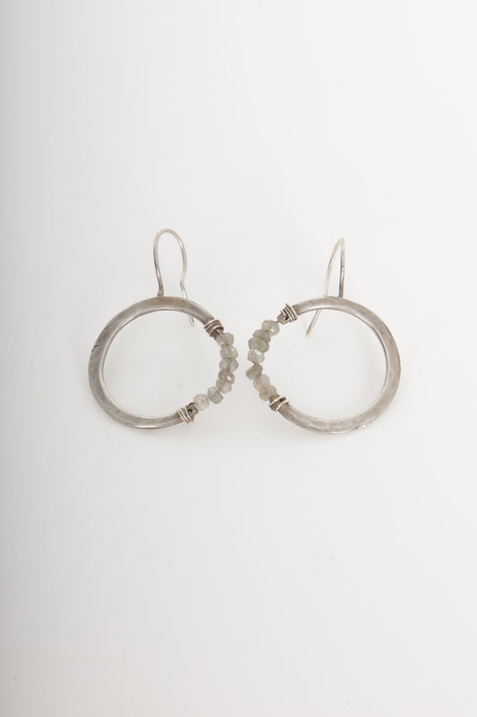 No Label Womens Silver Earrings Size N/S