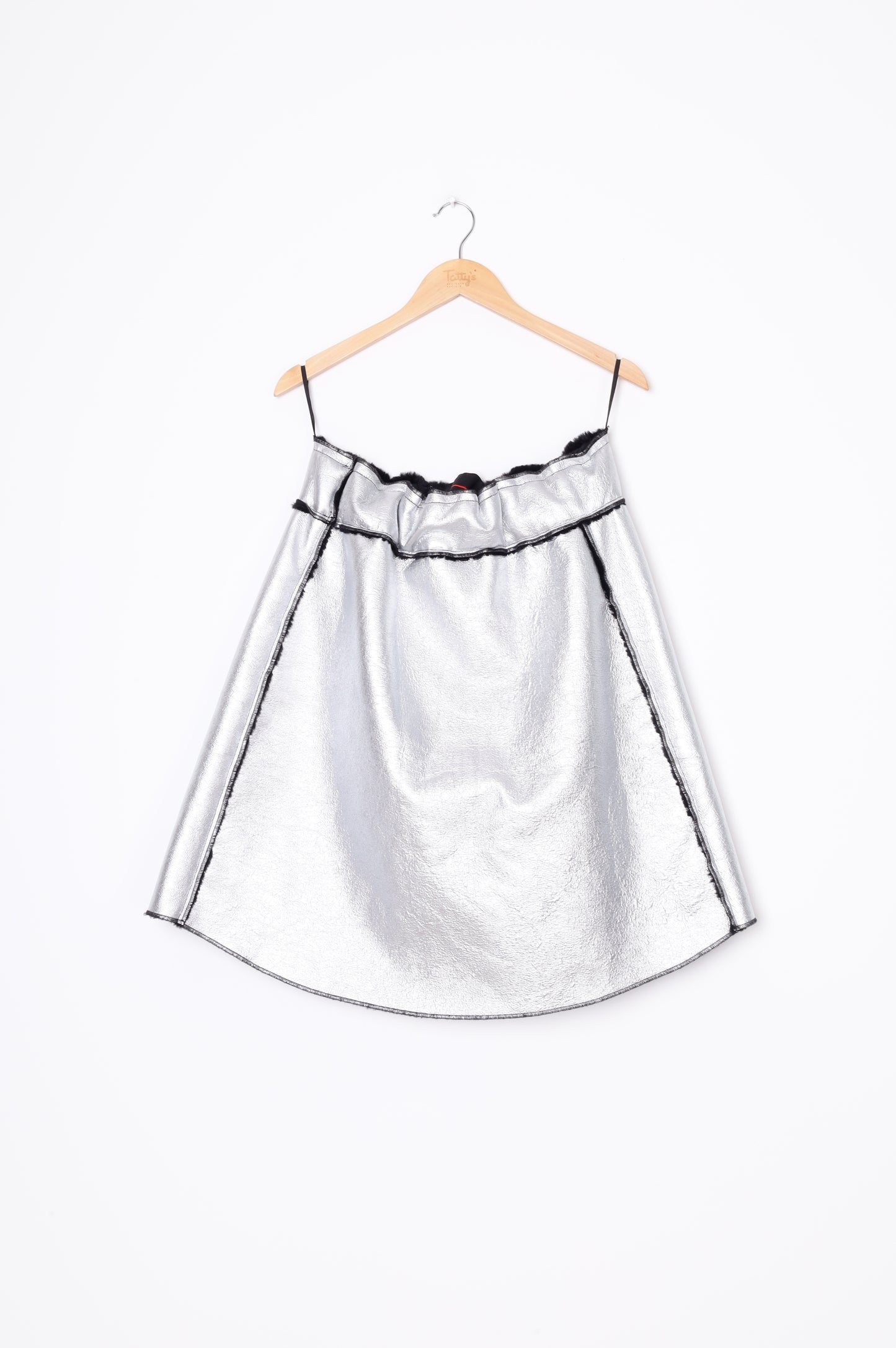 Collection Privee? Womens Silver Skirt Size 42