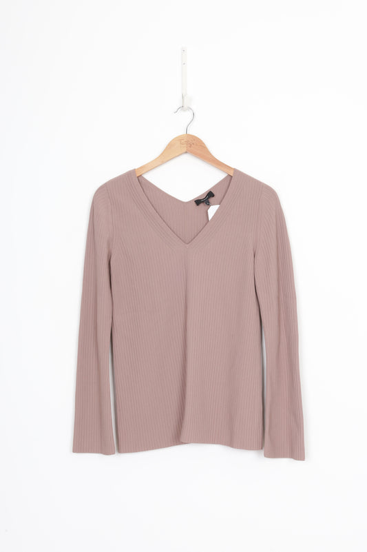 Theory Womens Brown Top Size SP