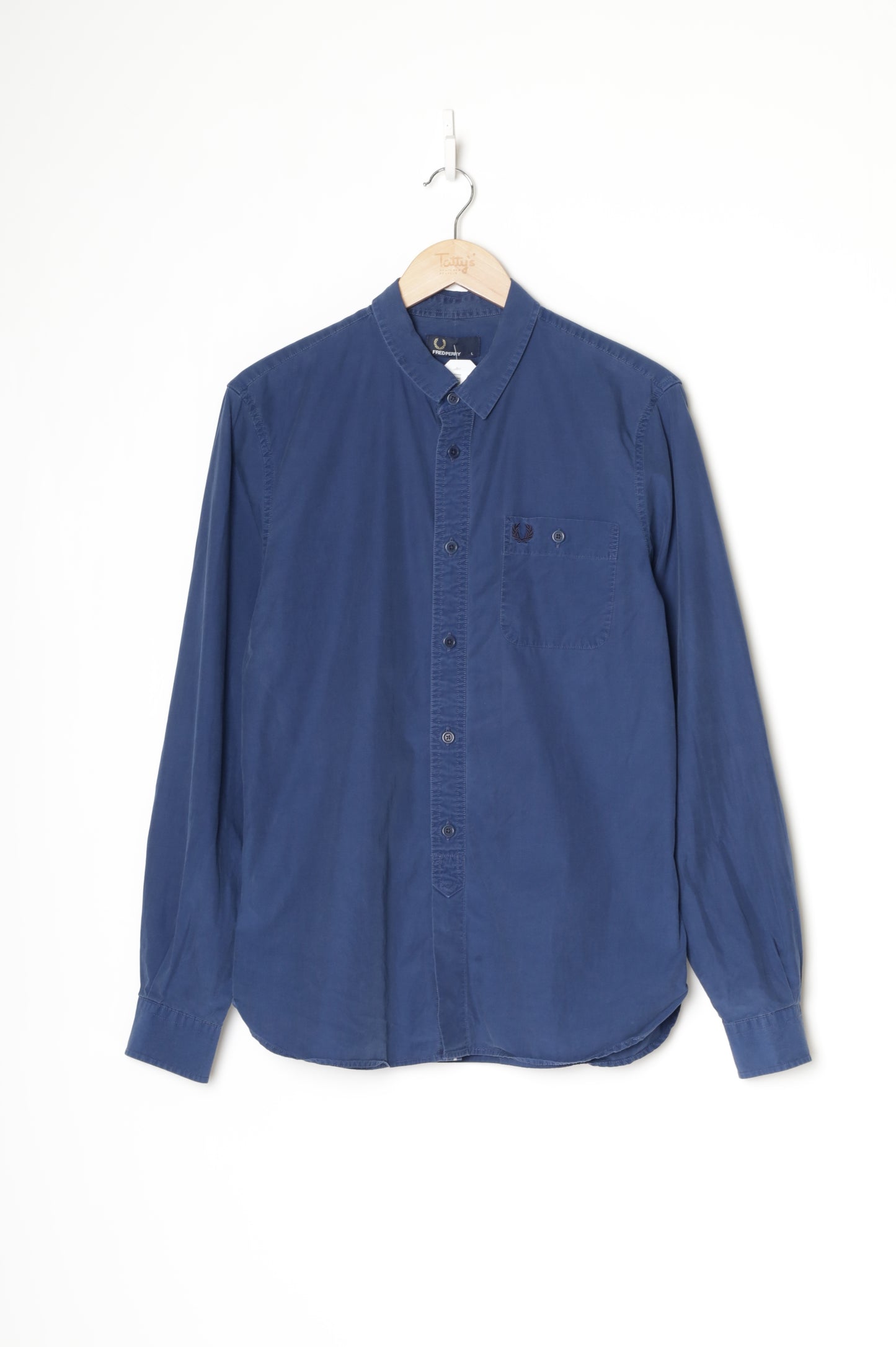 Fredperry Mens Blue Shirt Size L