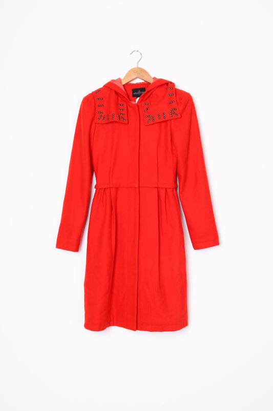 Augustine Womens Orange Coat Size S