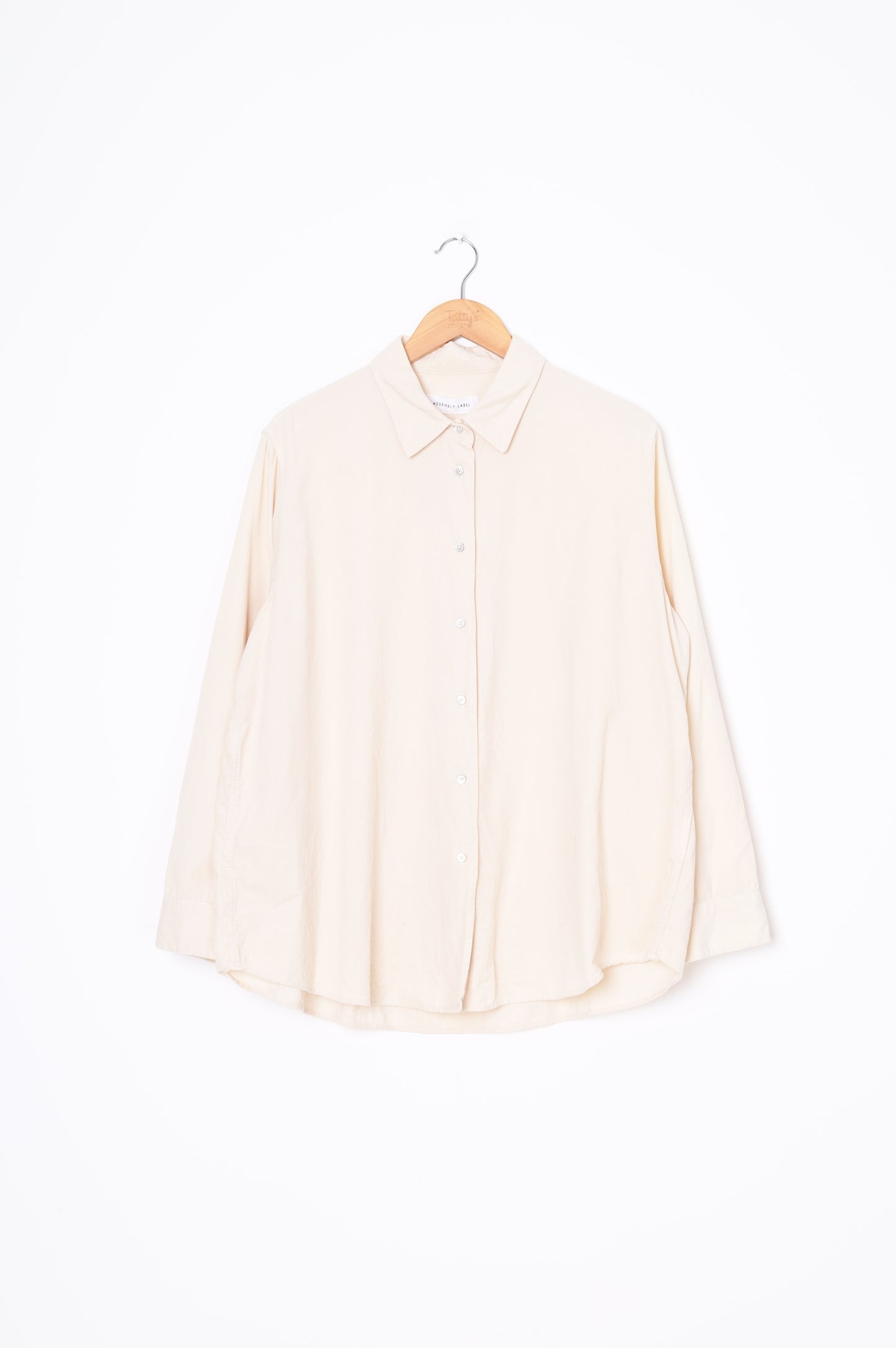 Assembly Label Womens Cream Shirt Size 12