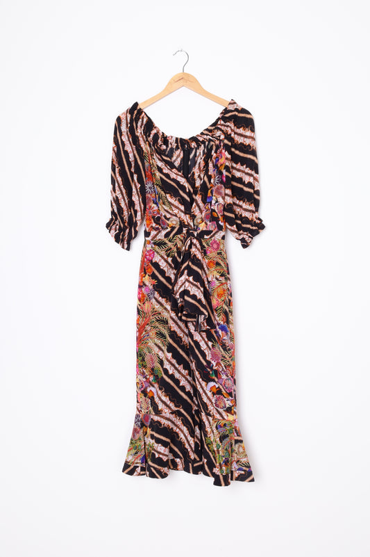 Saloni Womens Black Dress Size 6