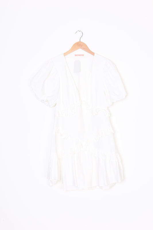 Maggie Marilyn Womens White Dress Size 12