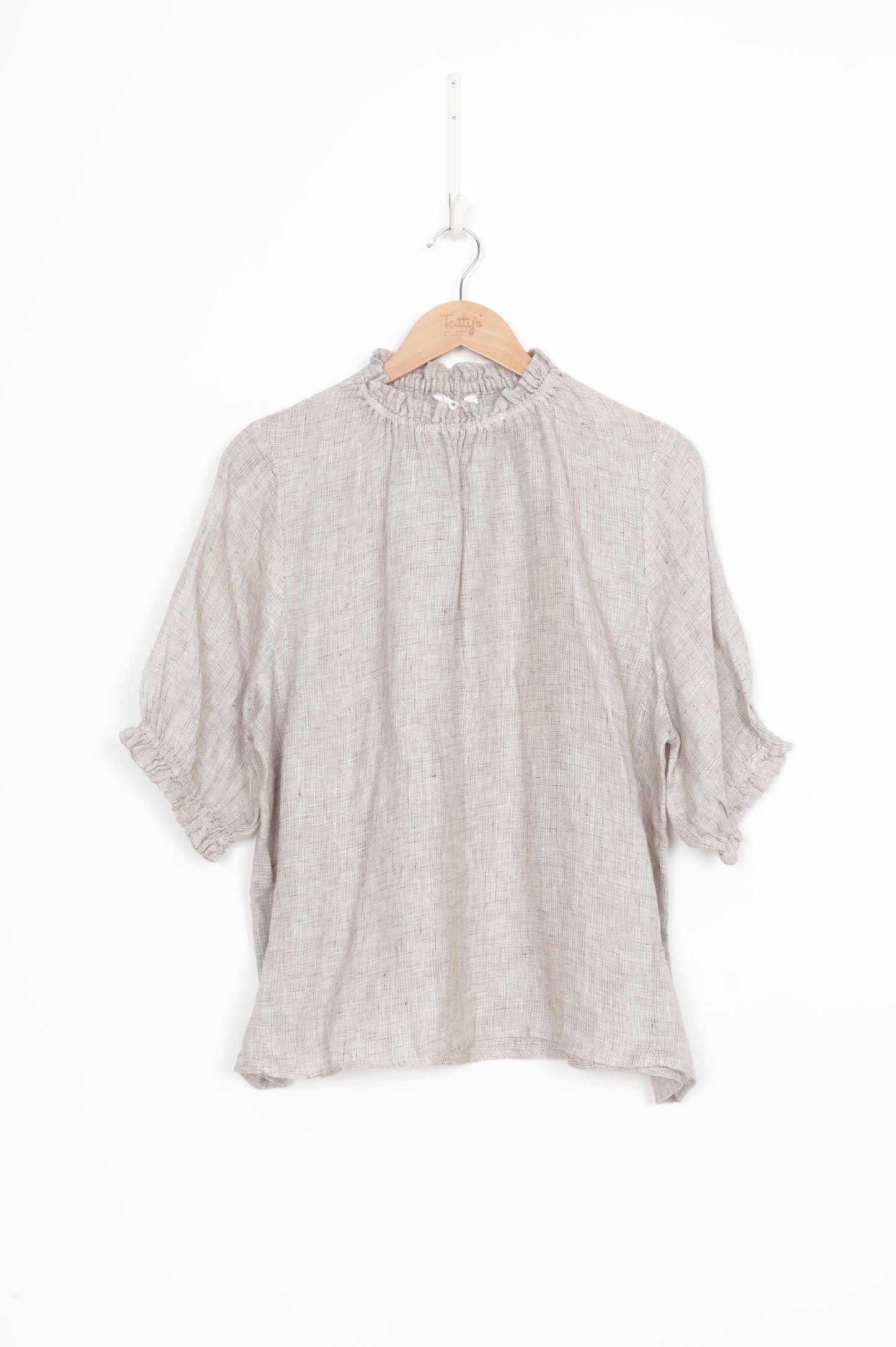 Max Womens Beige Top Size 12