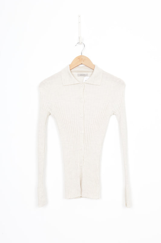 Workshop Womens Cream Top Size XS