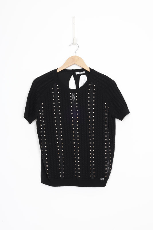 Ice Iceberg Gilmar Womens Black Top Size XS