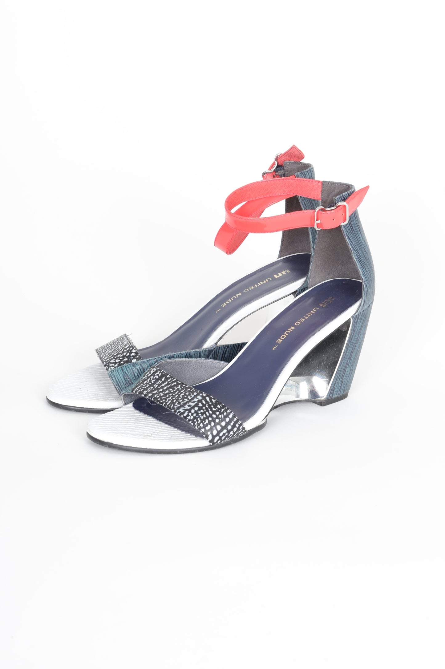 United Nude Womens Blue Heels Size EU 40