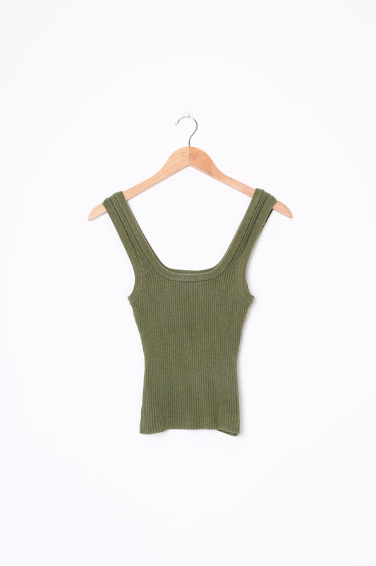 Aje. Womens Green Top Size XS
