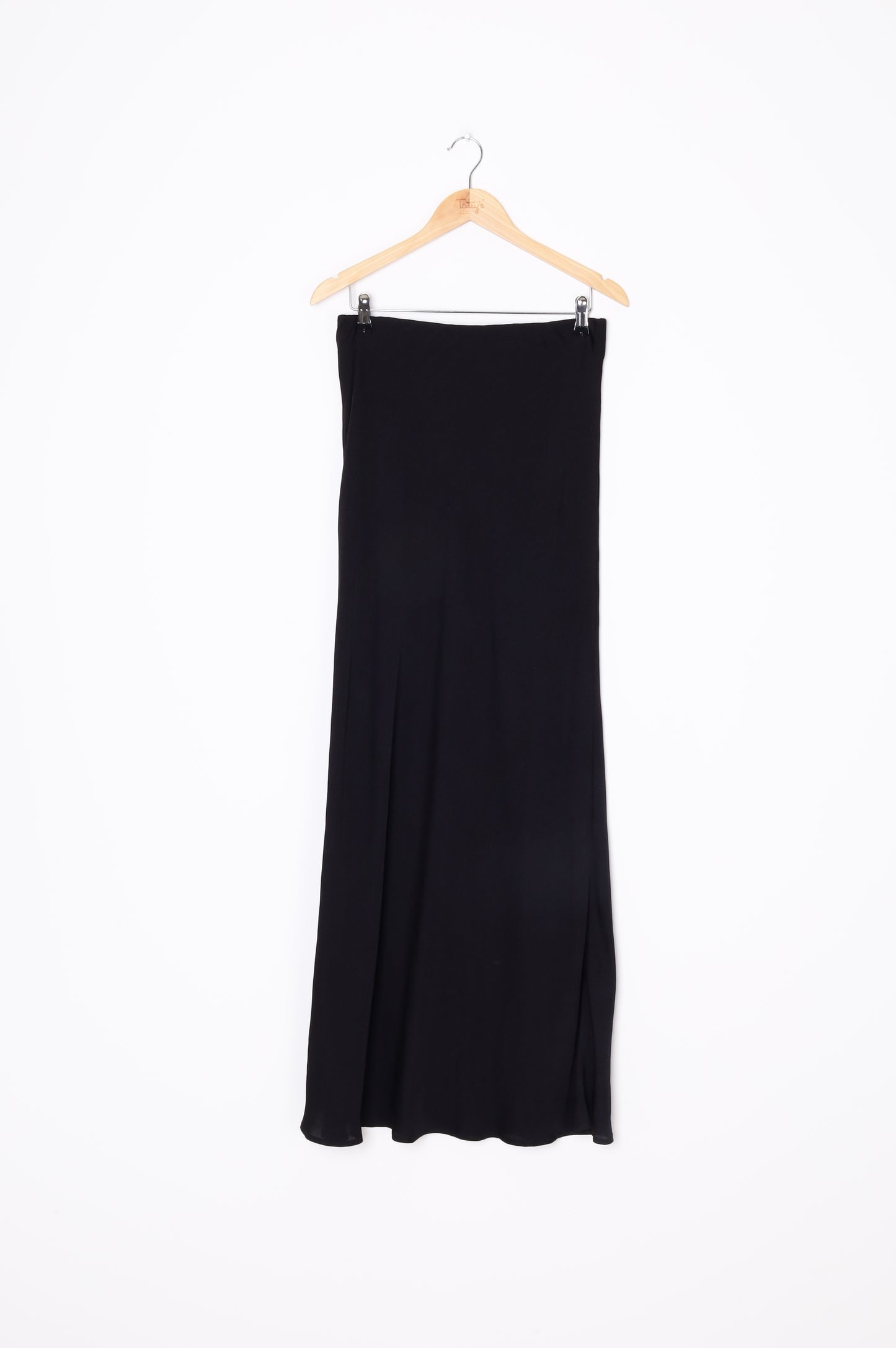Knuefermann Womens Black Maxi Skirt Size L