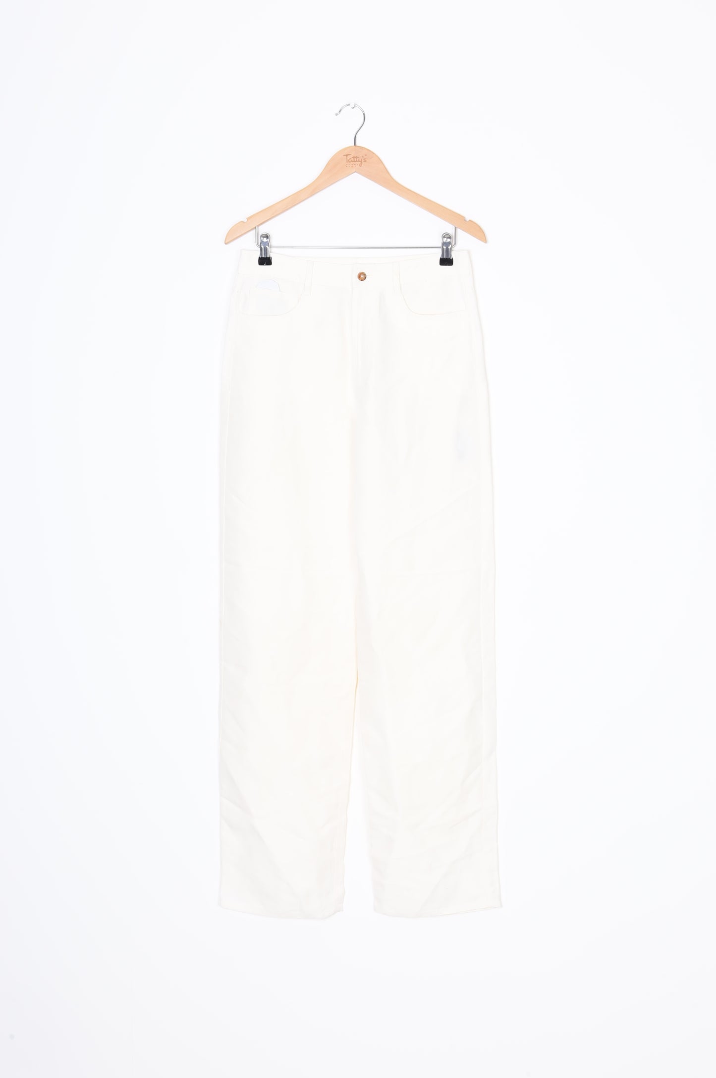 Lou Lou Studio Womens Cream Pants Size M