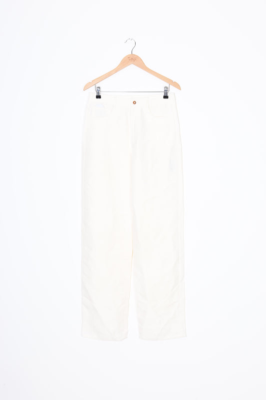 Lou Lou Studio Womens Cream Pants Size M