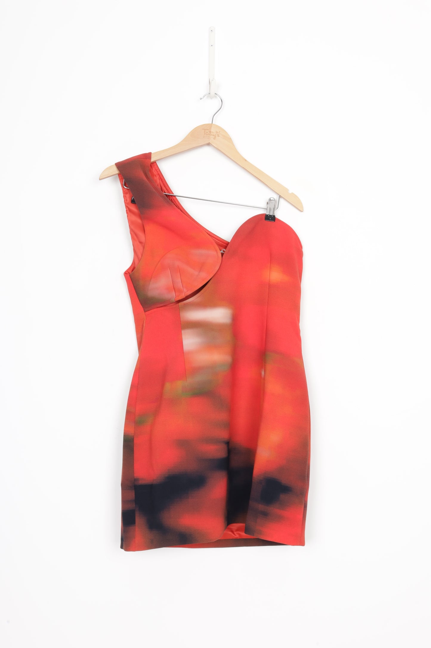 Wynn Hamlyn Womens Red Dress Size 14