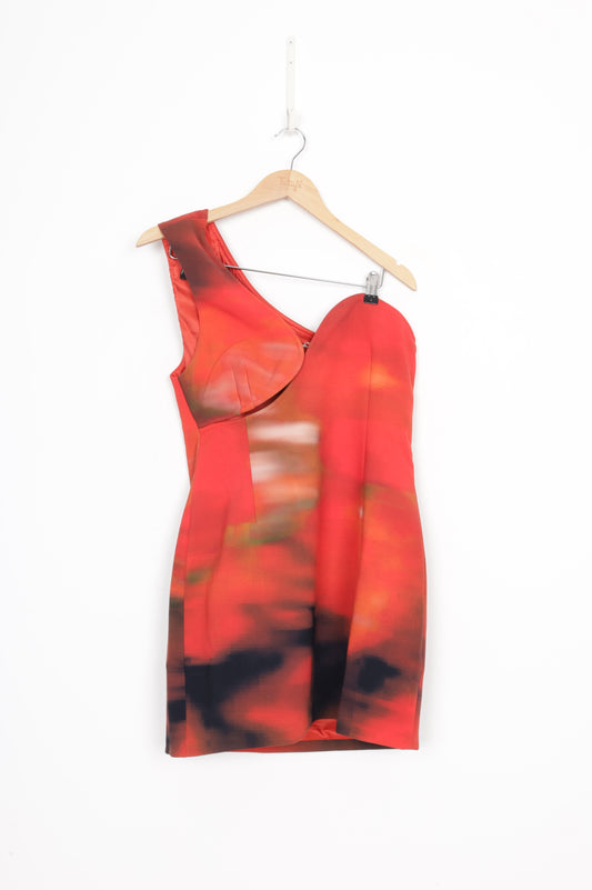 Wynn Hamlyn Womens Red Dress Size 14