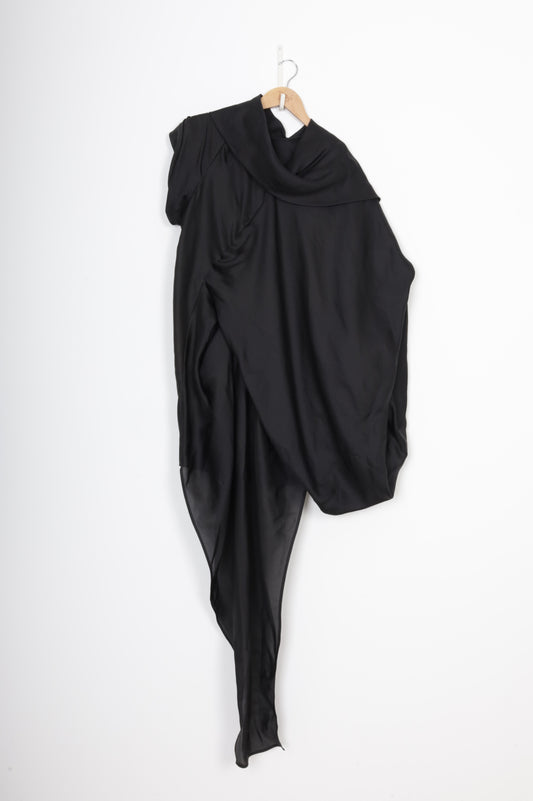 Rick Owens Womens Black Dress Size EU 46