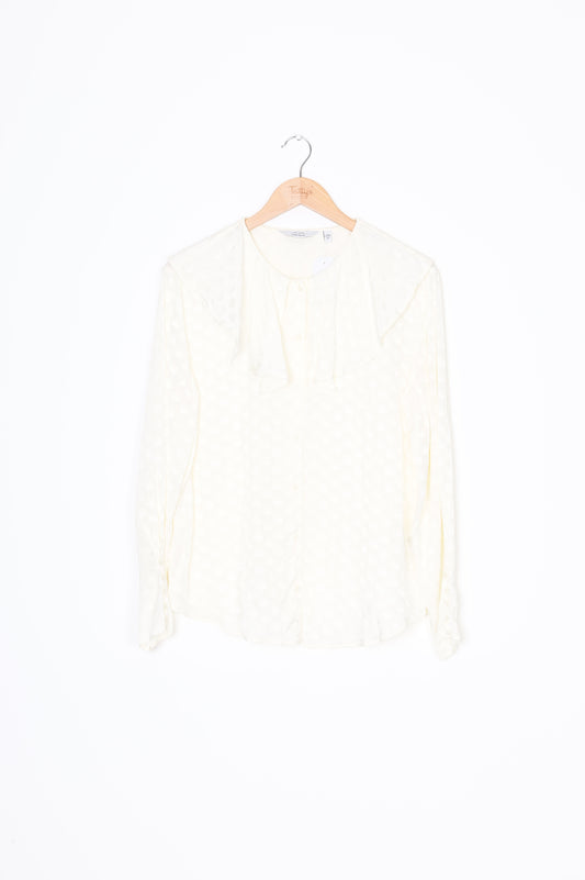 & Other Stories Womens White Shirt Size 36