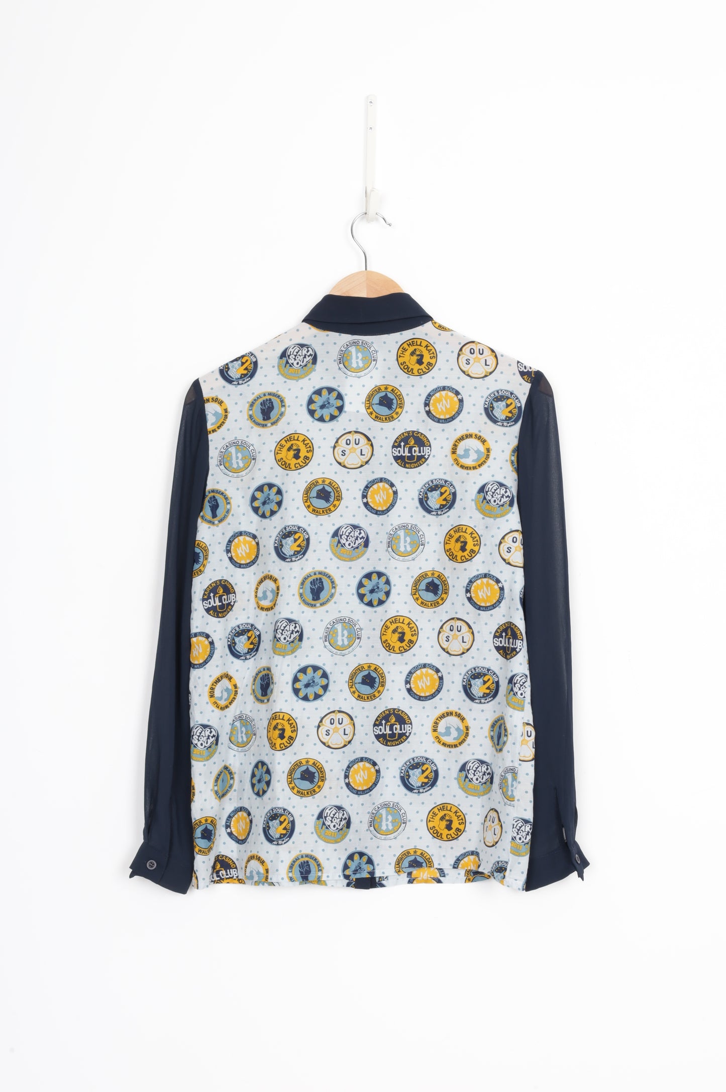 Karen Walker Runaway Womens Blue Top Size 8