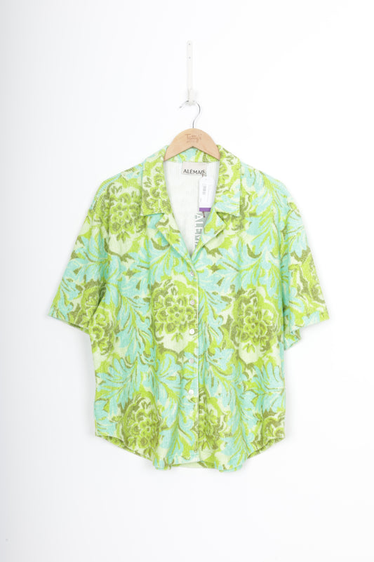 Alemais Womens Green Shirt Size 16