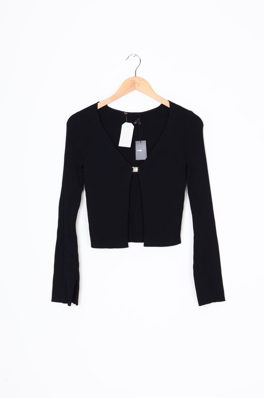 Maje Womens Black Cardigan Size 1