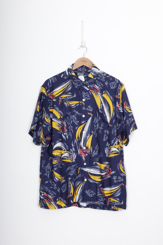 Polo by Ralph Lauren Mens Blue Shirt Size M