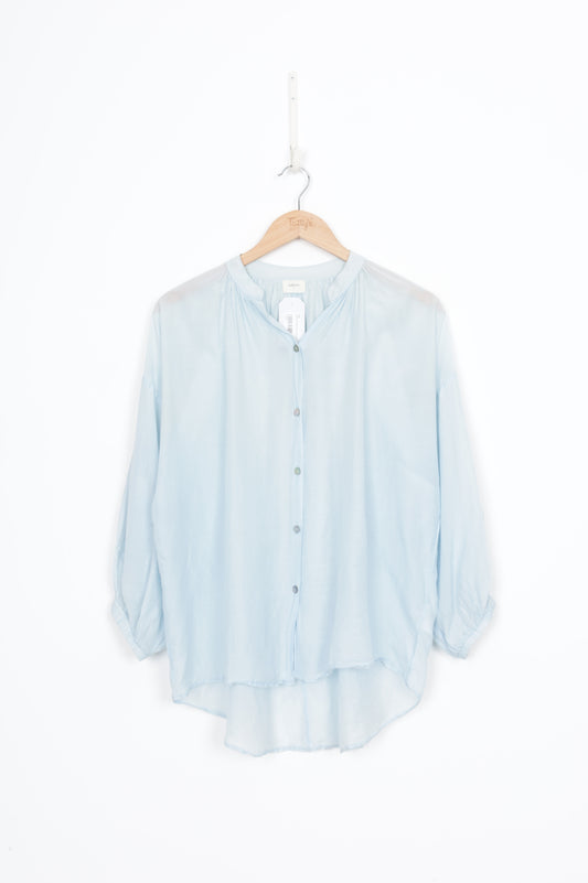Mahsa Womens Blue Blouse Size S