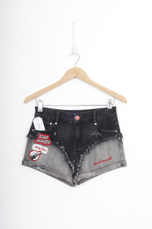 13DE Marzo Coca-Cola Womens Grey Shorts Size M