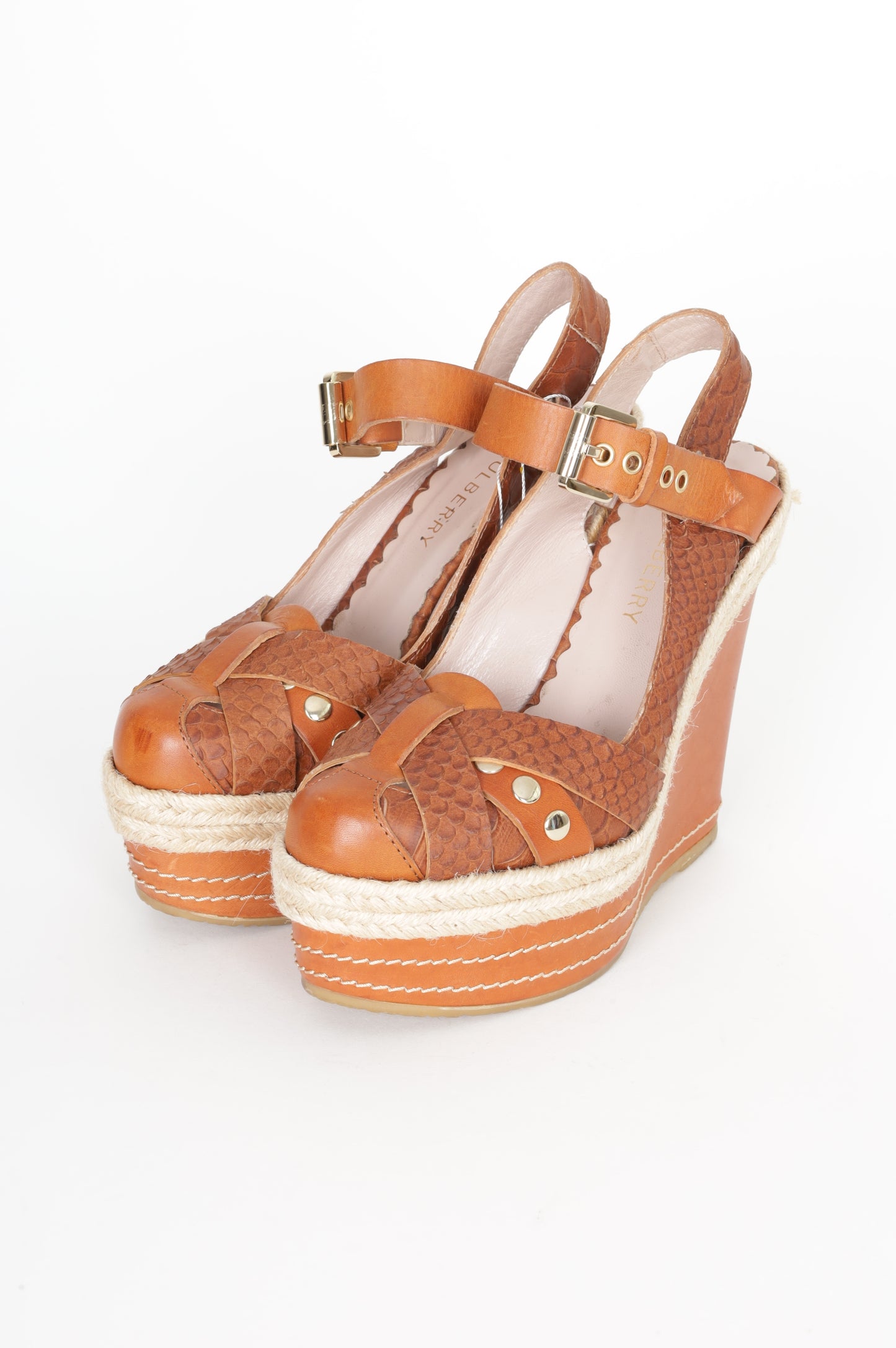 Mulberry Womens Brown Heels Size EU 36