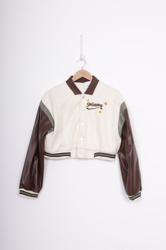 xuxiansheng Womens Cream Jacket Size XS