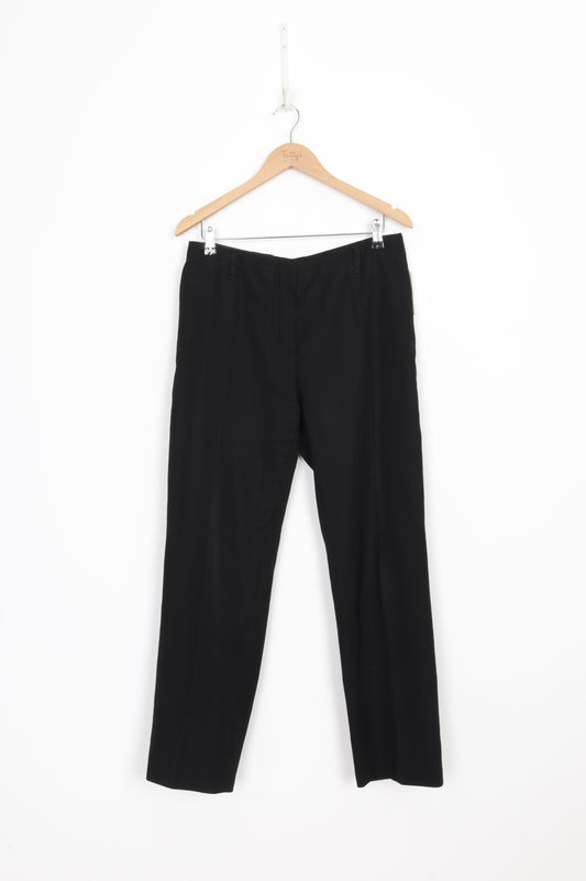 Dries Van Noten Womens Black Pants Size 44