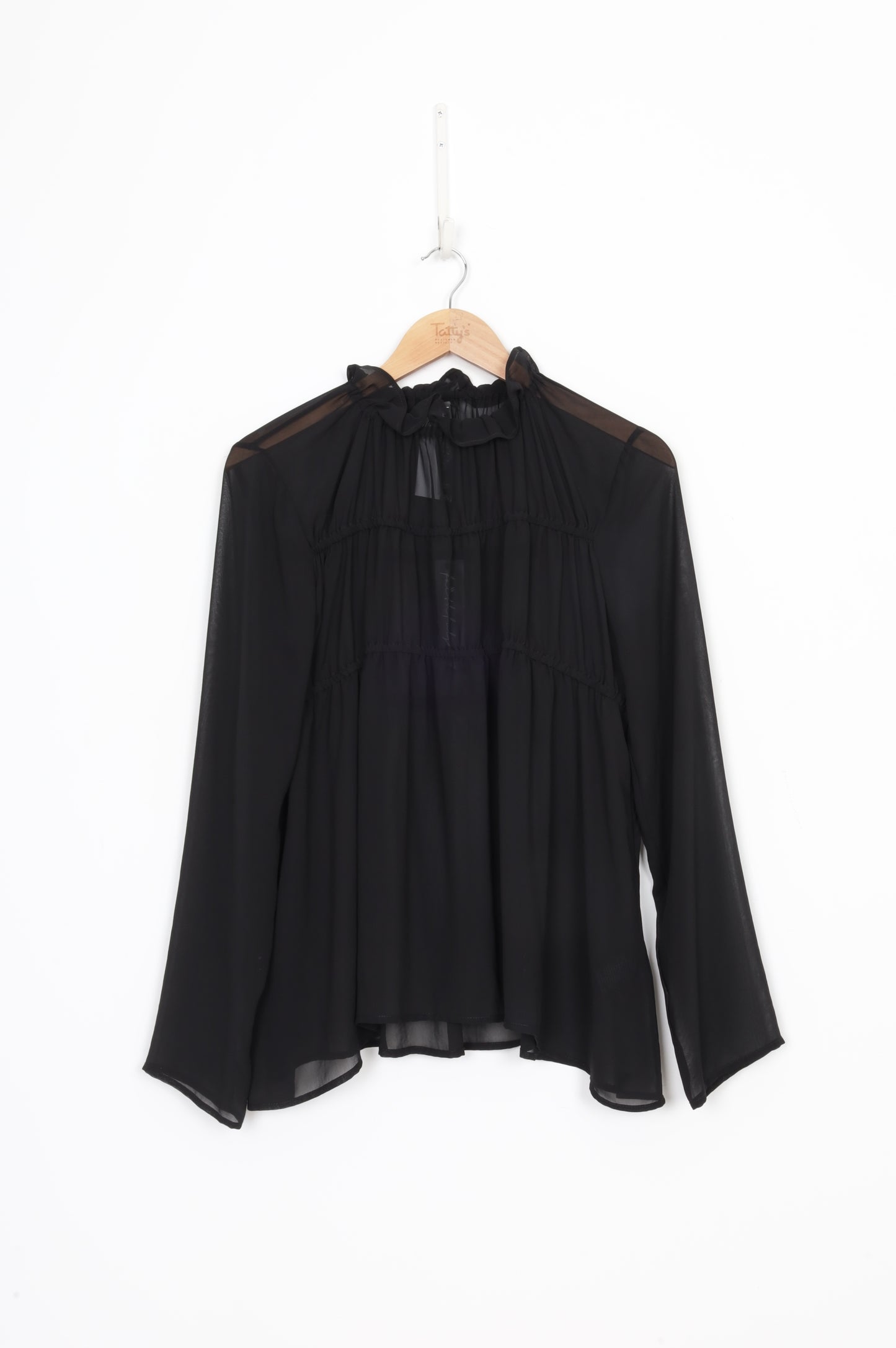 Faithfuly by Moochi Womens Black Blouse Size 8