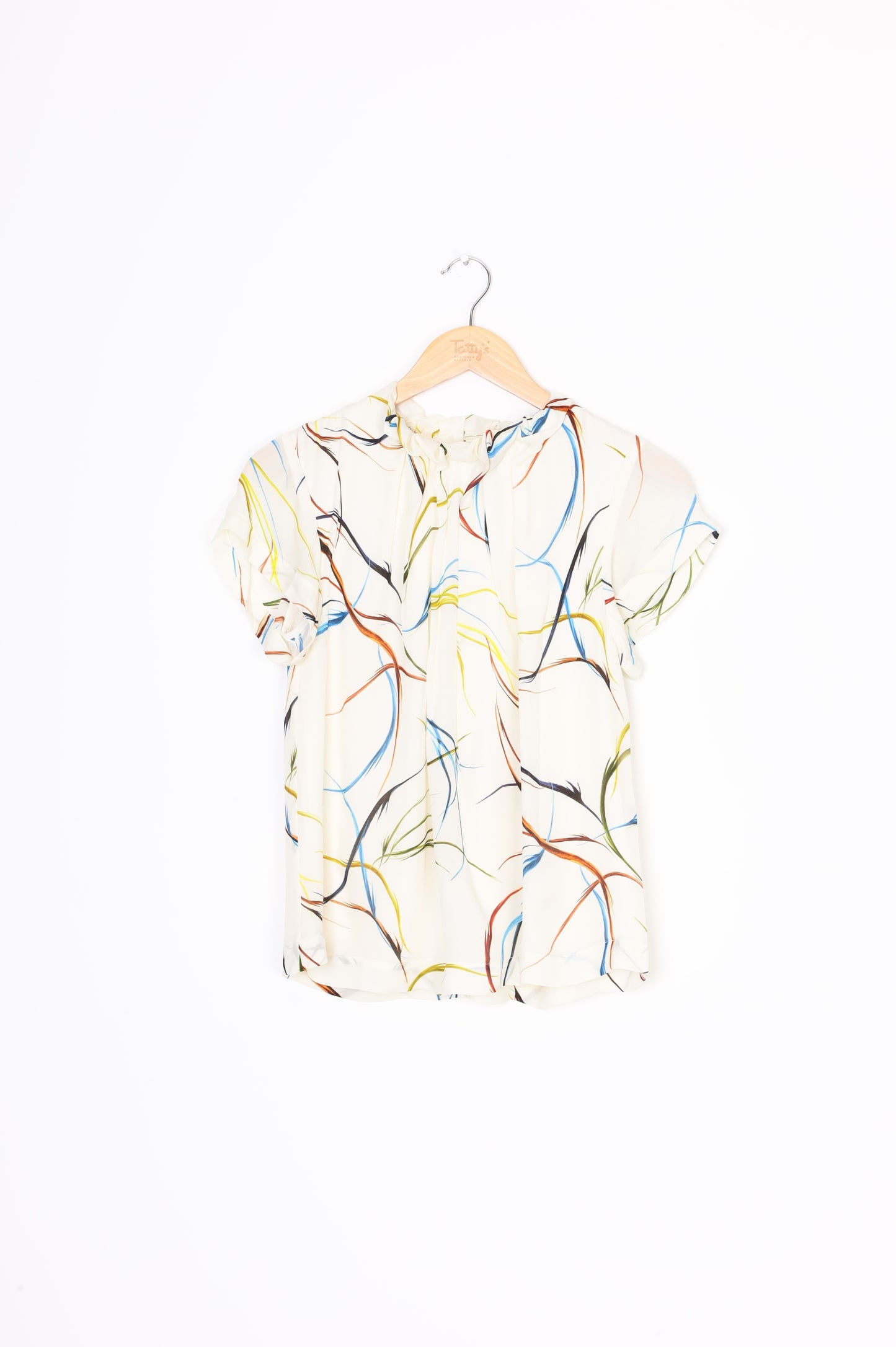 Saba Womens Cream Top Size 6