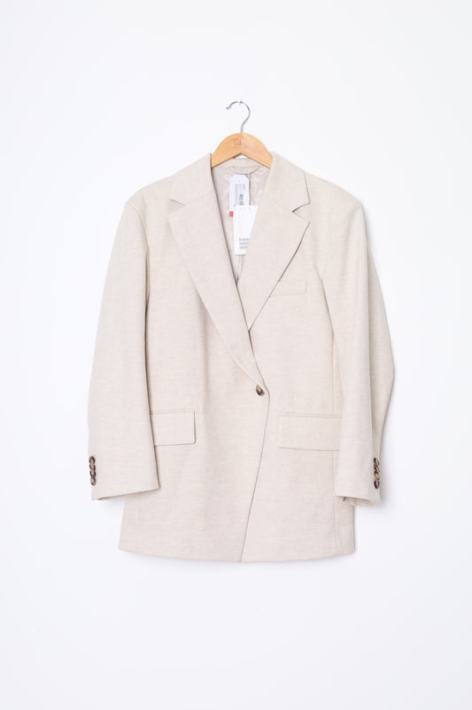 &Other Stories Womens Beige Blazer Size 38
