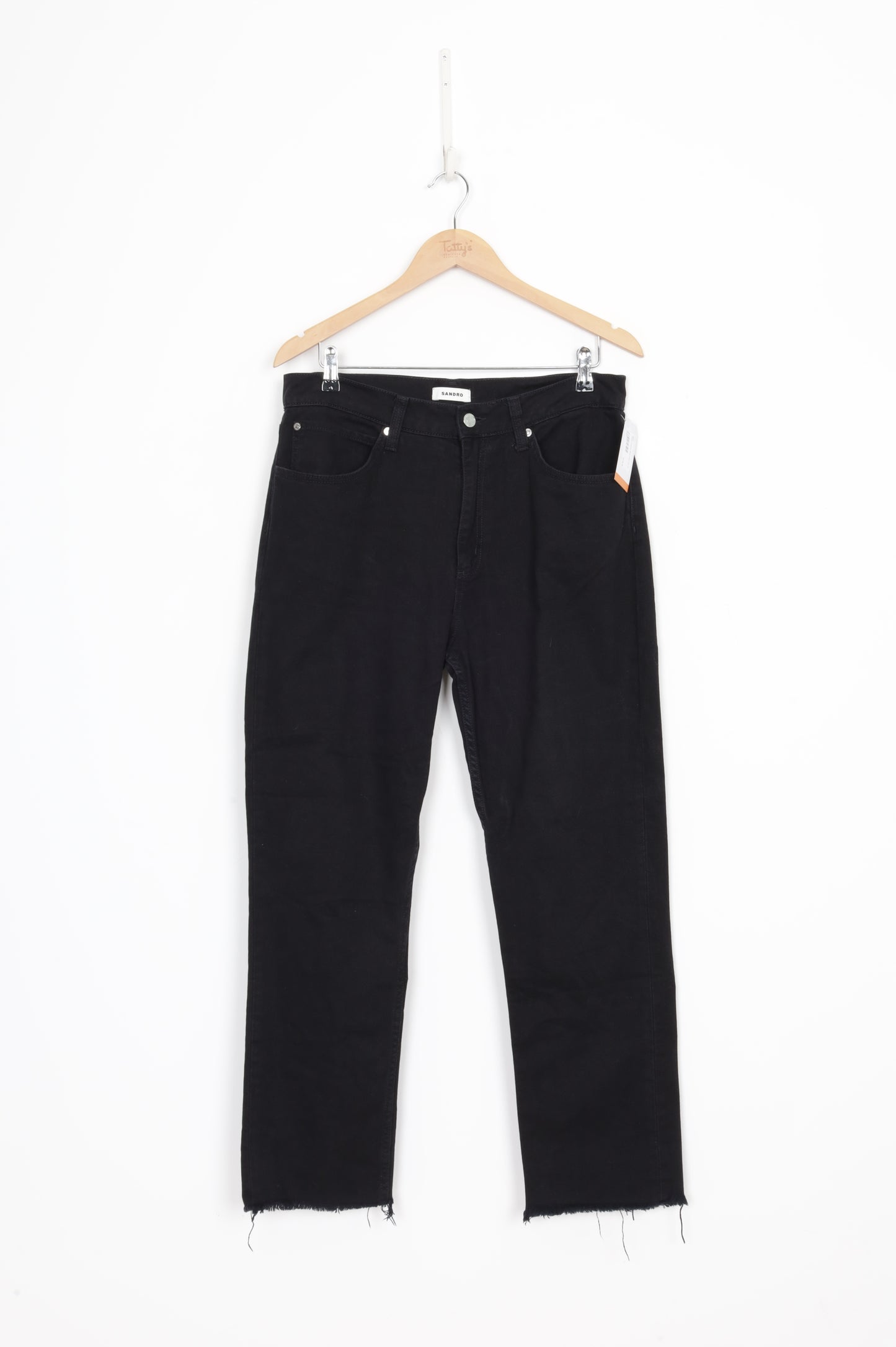 Sandro Womens Black Jeans Size 42