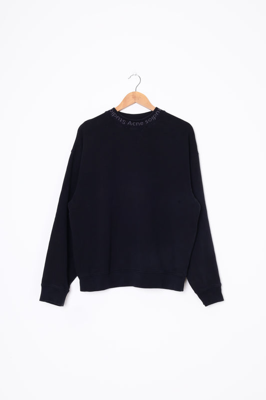 Acne Studios Mens Black Sweatshirt Size XS