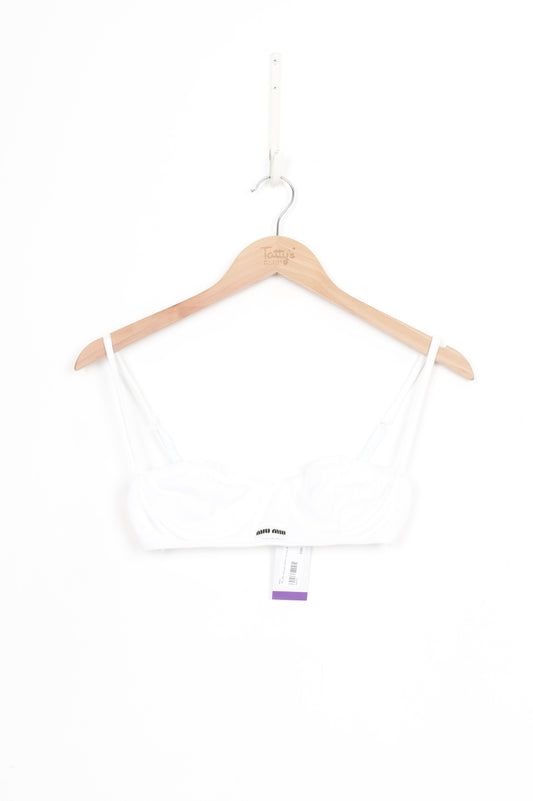 Miu Miu Womens White Top Size M