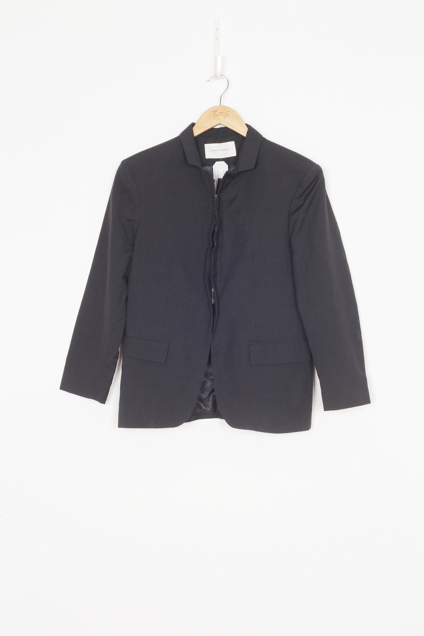 Strateas Carlucci Womens Black Jacket Size M