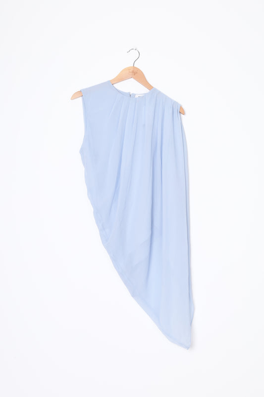 Rebe Womens Blue Top Size S