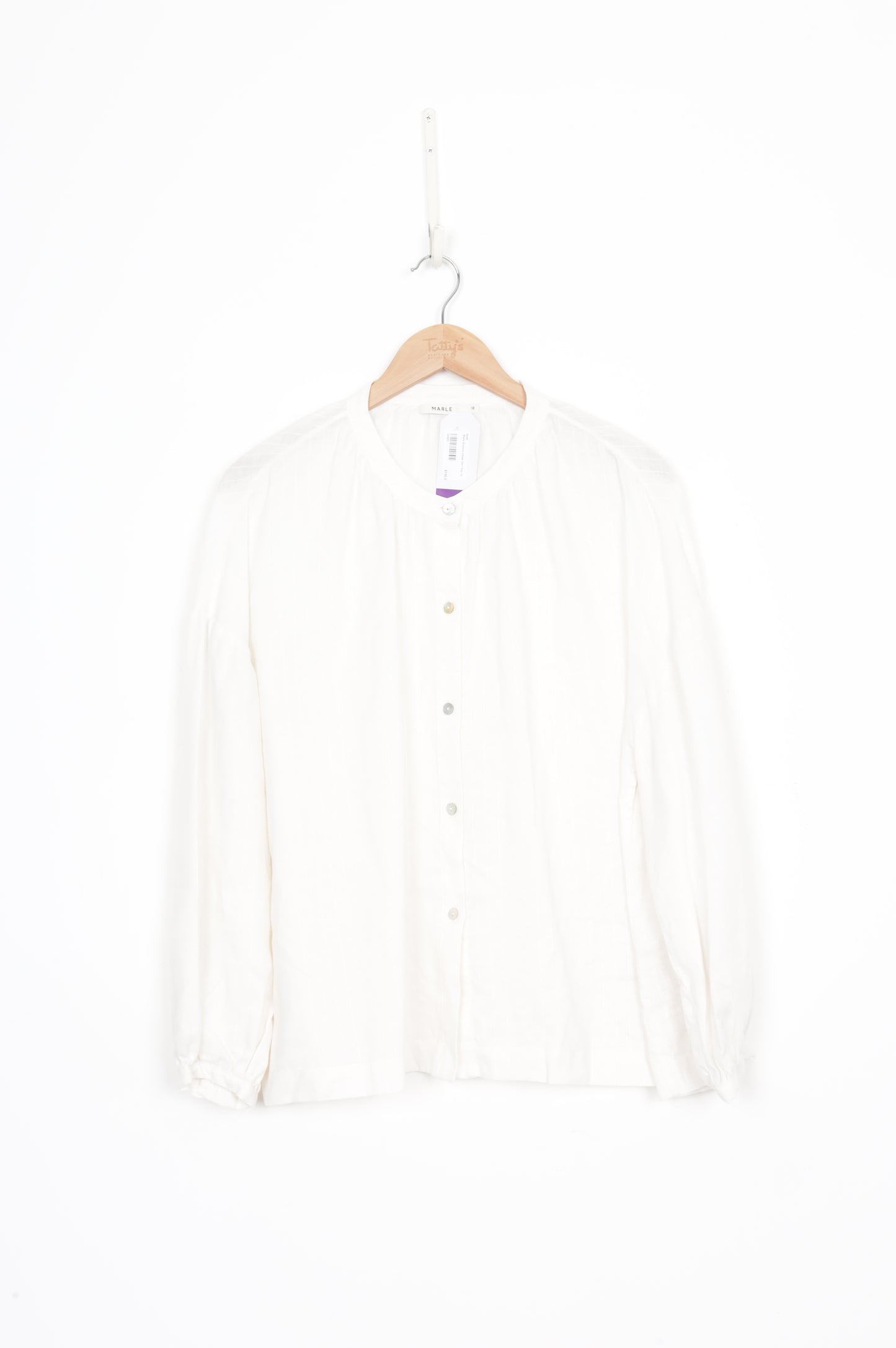 Marle Womens Cream Shirt Size 10