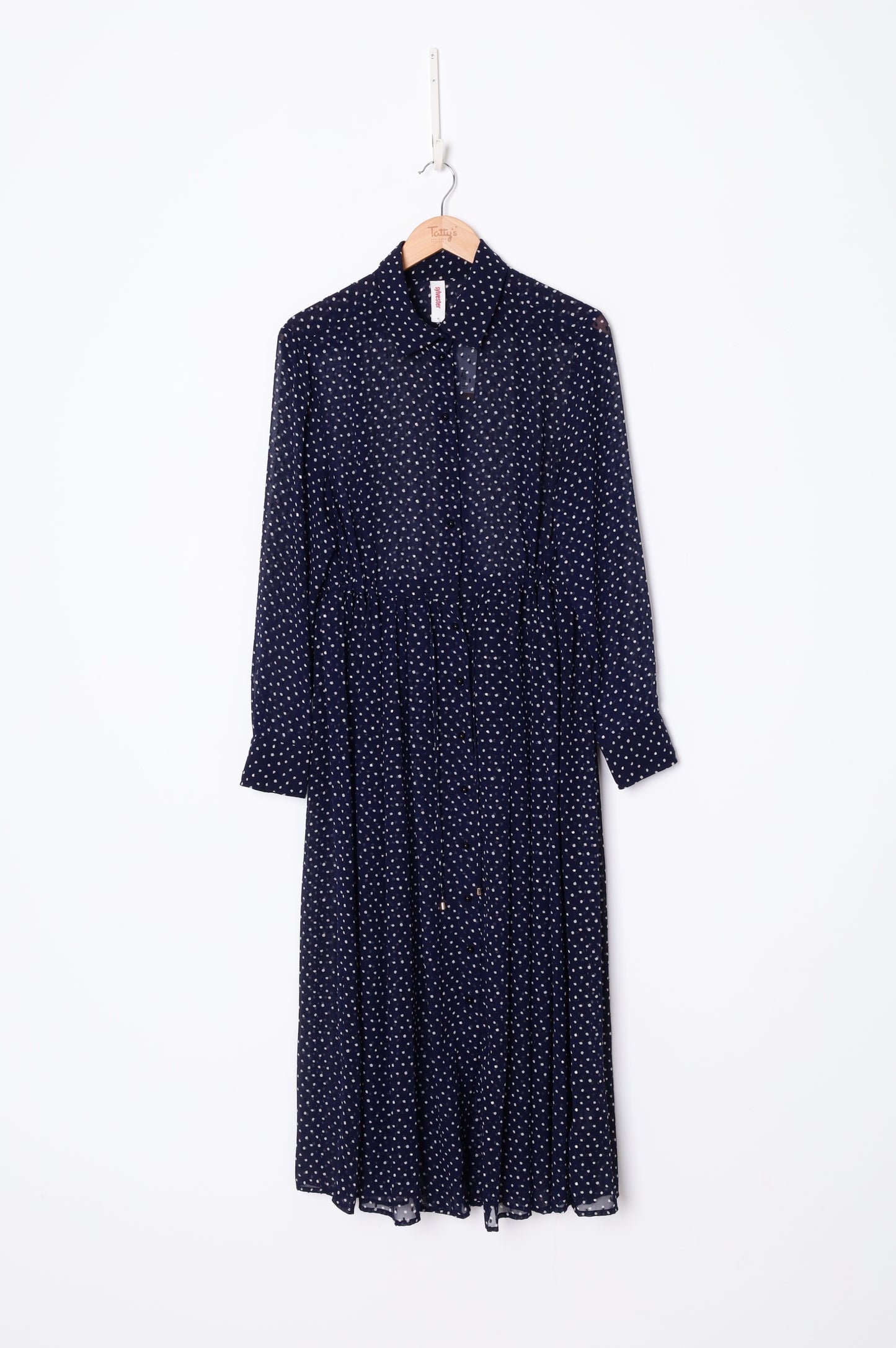 Sylvester Womens Blue Dress Size M