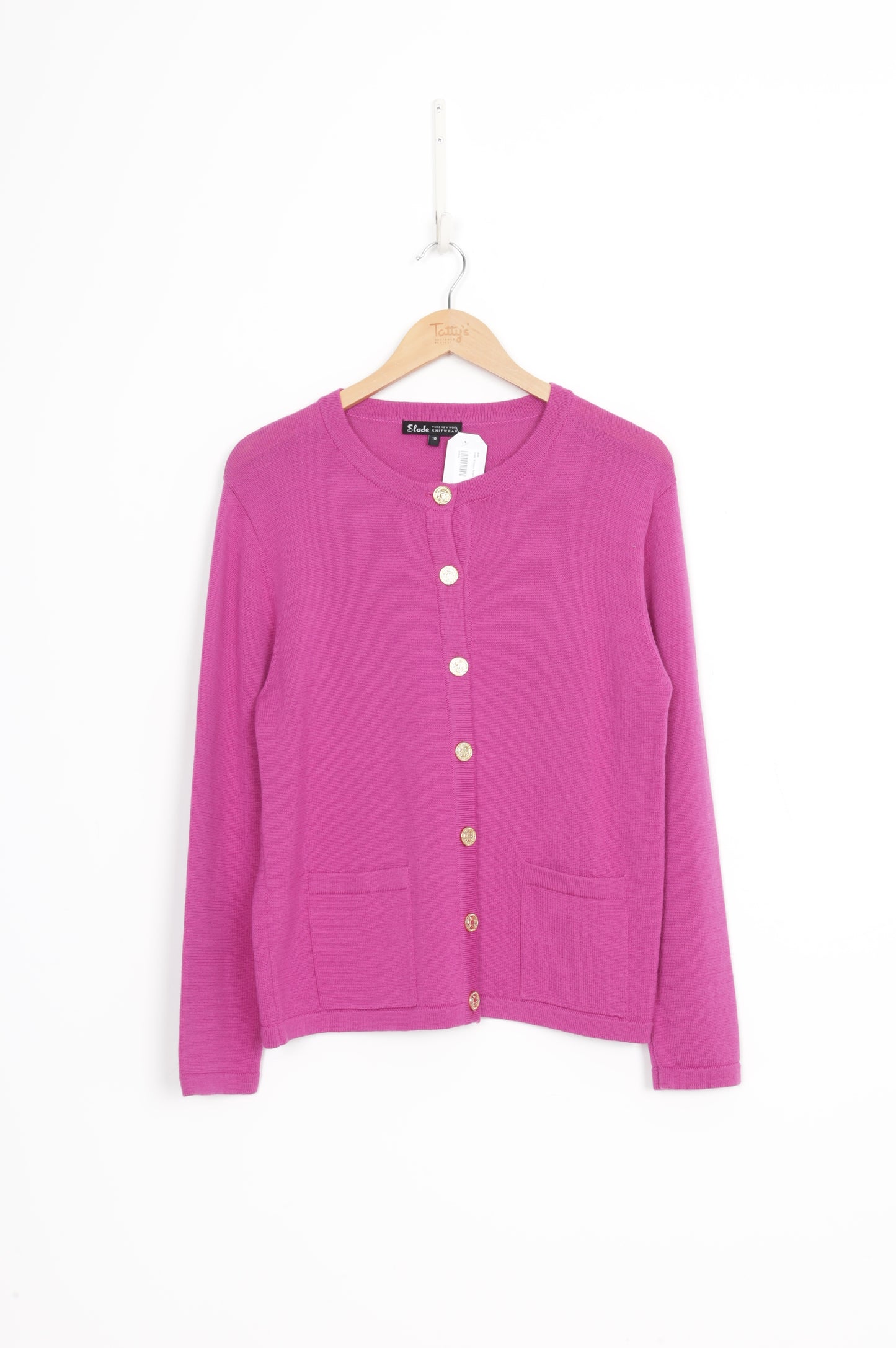 Slade Womens Purple Cardigan Size 10
