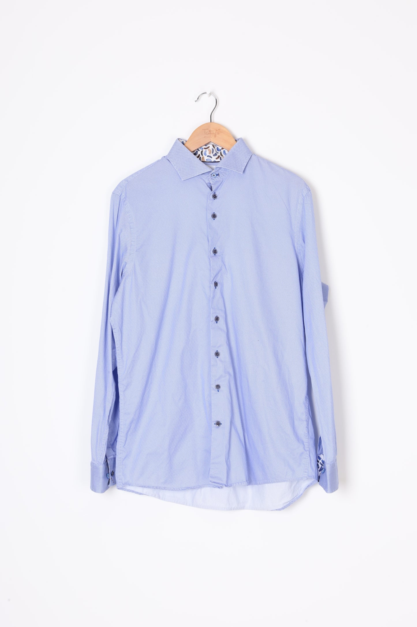 R2 Amsterdam Mens Blue Shirt Size 42