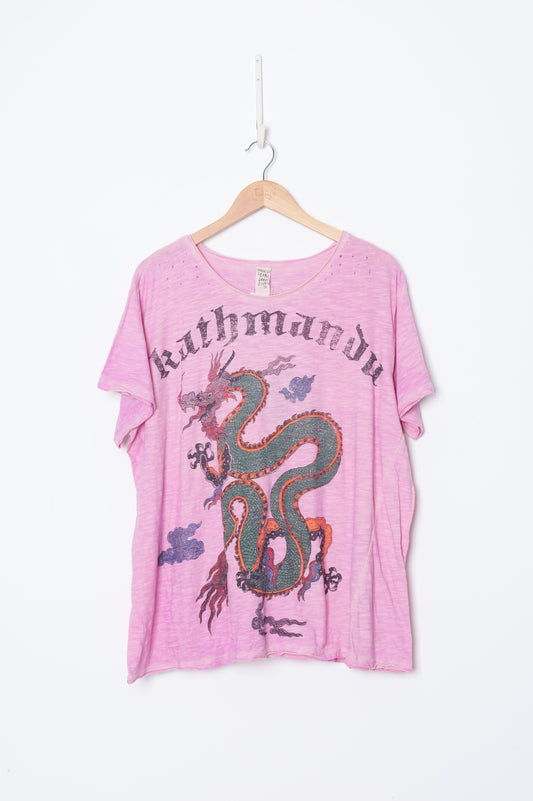 Magnolia Pearl Womens Pink T-shirt Size O/S