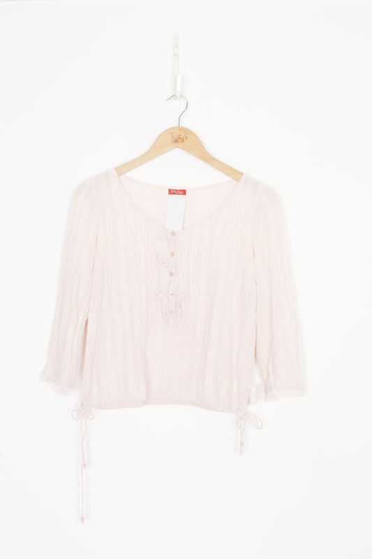 Baby Jane cacharel Womens Pink Top Size M