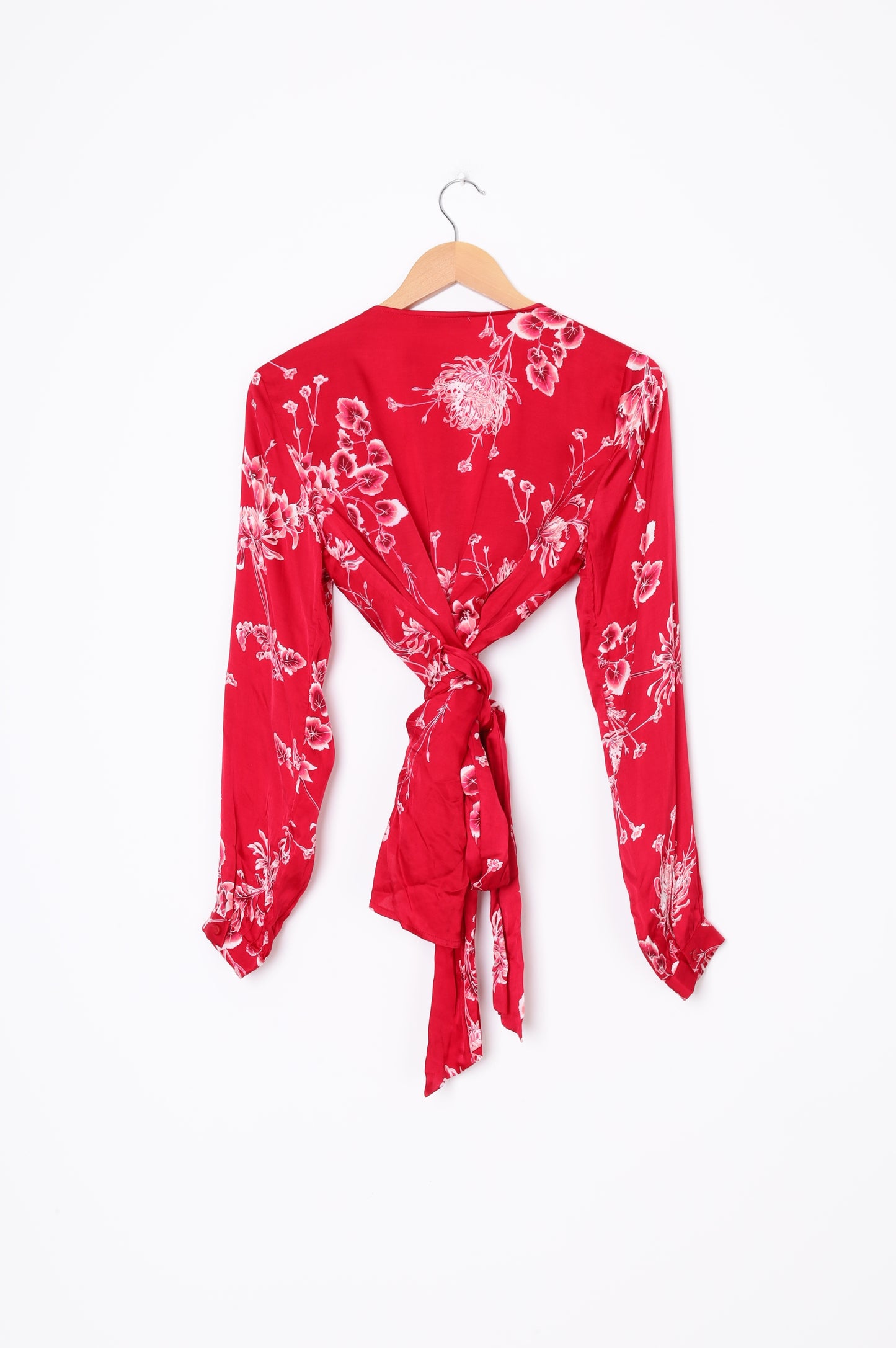 Second Female Womens Red Blouse Size S